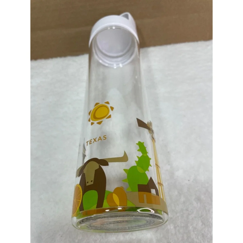 Starbucks‎ Texas Glass Bottle 'You Are Here Collection' NWOT
